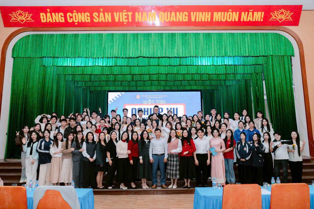 Khoa Ngoại ngữ tổ chức thành công Hội thi Nghiệp vụ năm học 2025-2026